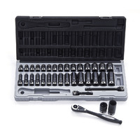 Dual Action 35pce Metric Socket Set 3/8" Drive 12-Point 7mm to 22mm 14143501