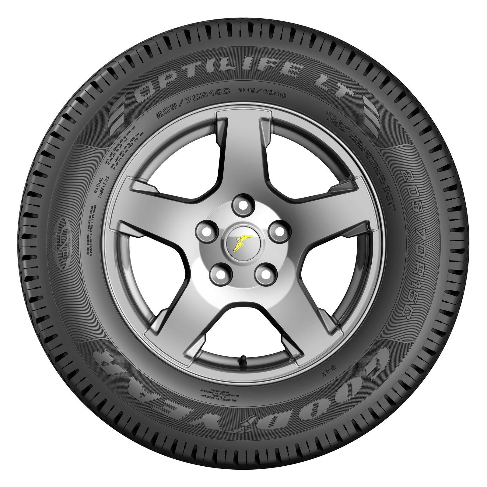 GOODYEAR 195R14C 106/104S OPTILIFE LT LIGHT TRUCK COMMERCIAL TYRE