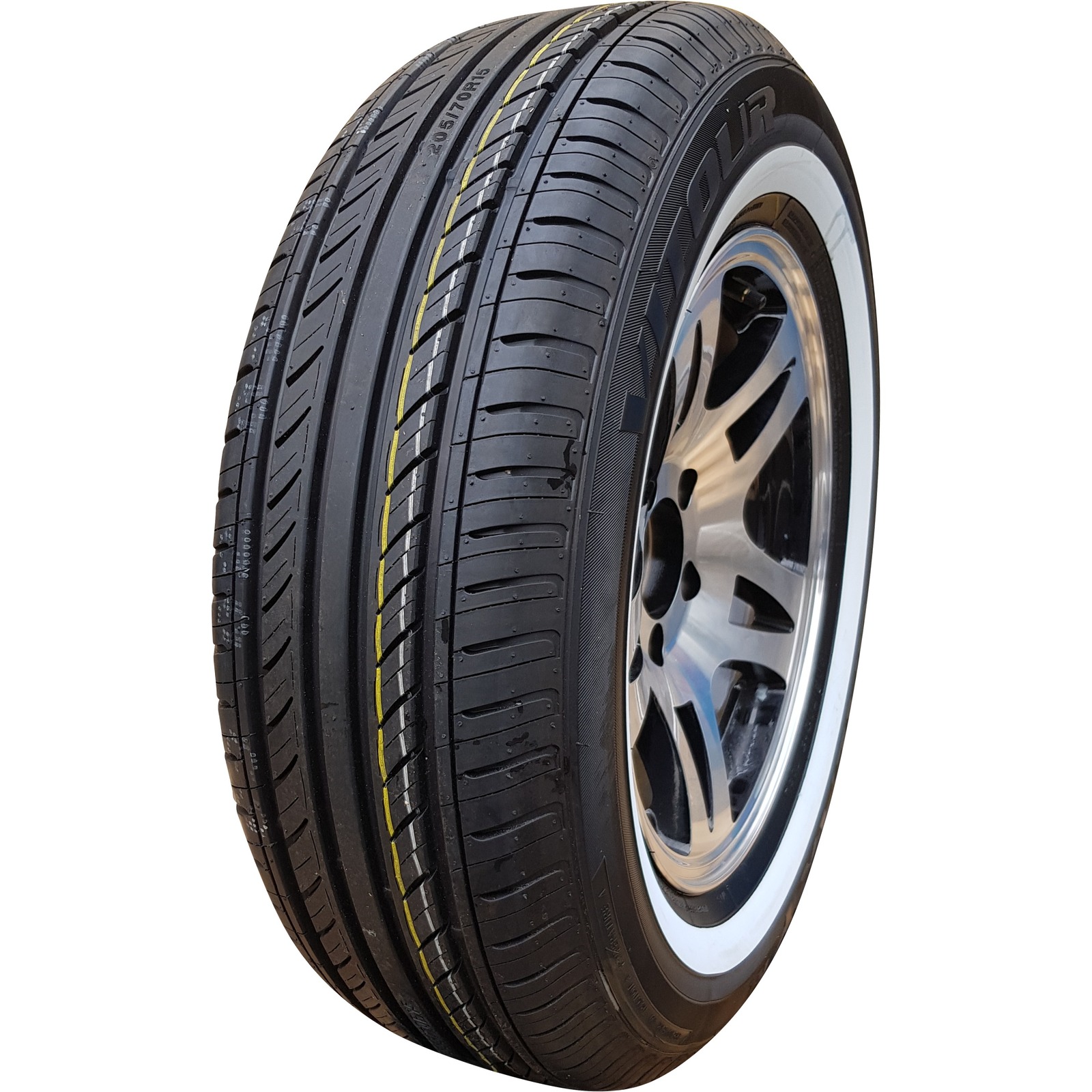 Vitour 205/70R15 96H Galaxy R1 28mm Whitewall Classic Car
