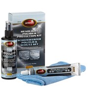 Autosol Headlight Polish & Protection Restore & Clean Kit Germany #0008