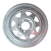 Extreme 4x4 Steel Wheel 15x6" 5/114.3 0P GALV 84cb for Ford Boat Caravan Trailer