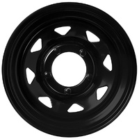 Extreme 4x4 Steel Wheel 15x7" 5/139.7 13N Black 111cb fit Suzuki Suzuki Vitara
