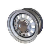 Extreme Classic Muscle 12 Slot Steel Wheel 15x8" 5/114.3 0P Silver 71.8cb