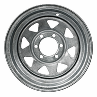 Extreme 4x4 Steel Wheel 16x7" 6/139.7 0P Galv 110.1cb fits Landcruiser Stud