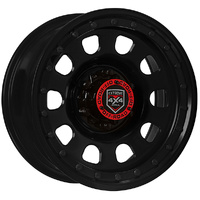 Extreme 4x4 Steel Wheel D-Locker 16x8-3 6/139.7 20P Black 106.1 fits Hilux + Cap