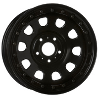 Extreme 4x4 Steel Wheel D-Locker 16x8 5/150 0P Black 110.1 for 70Ser Landcruiser