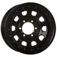 Extreme 4x4 Steel Wheel D-Locker 17x8" 6/139.7 13N Black 110.1 fits Prado Patrol