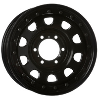 Extreme 4x4 Steel Wheel D-Locker 17X8 6/114.3 0P Black 66.1CB Navara Fitment