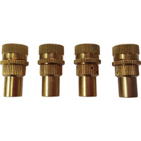 GTS 4 x Tyre Deflators Brass 6 - 60 PSI 4WD Tire Deflator Pressure Automatic
