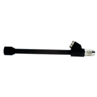 Haltec CH350-LO Dual Foot Lock On Air Chuck 6" Long 1/4" Female NPT Thread Black