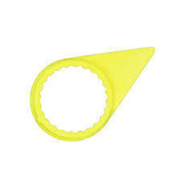 GTS Truck Wheel Nut Tension Safety Indicators 21mm Yellow 100/Bag GTSLNI21x100
