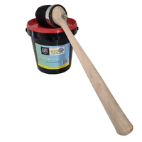 GTS Premium Black Mounting Paste Wax 1L w/ Wooden Brush Germany-Made GTSR12492WW