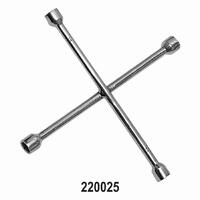 GTS Four Way Wheel Nut Wrench/Brace for Passenger Cars 17x19x21x22mm GTSS220025