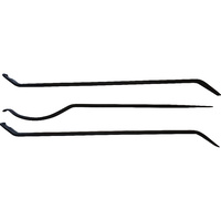 GTS 3-Piece Tubeless Truck Tyre Lever Set - Michelin Style - 2 Straight, 1 Hook