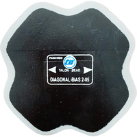 1 x Bias Ply Reinforced Tyre Repair Patch 127mm x 127mm, 2 Ply - TG2-05 Made In Argentina