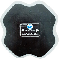 TG 2x Bias Ply Reinforced Tyre Patch 127 x 127mm, 2 Ply Made in Argentina TG2-05