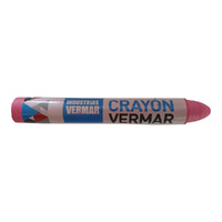 Industrias Vermar Red Tyre Marking Crayon / Chalk - Weatherproof (Box of 12)