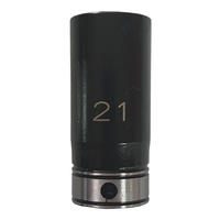 Dual Action 3/8" Drive 6pt 7mm to 22mm Size Range Thin-Wall Deep Impact Socket