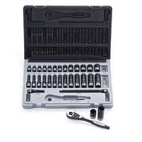 Dual Action 31pce Metric Socket Set 1/4" Drive 12pt 4mm - 15mm Set 14043101