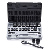 Dual Action 22pcs Fractional Standard Socket Set 1/2"Dr 12pt 3/8-1-1/2" 16242201