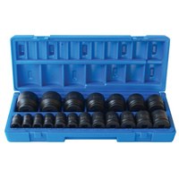 Action 19pc 1/2" Dr 3/8" to 1 1/2" 6pt Imperial Std. Impact Socket Set 600201901
