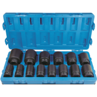 Action 14pc 1" Dr 1-1/4" to 2-1/2" 6pt Imperial Deep Impact Socket Set 600521401
