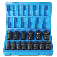 Action 14pc 1/2" Drive 6pt Imperial & Universal Standard Impact Socket 622201401