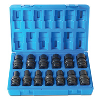 Action 13pc 1/2" Drive Metric Universal Standard Impact Socket Set 623201301