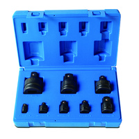 Action 8pc Impact Adaptor Set Male & Female - Steel Ball Retainer Type 640010801