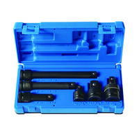 Action 6pc 1/2" Drive Impact Adapter & Extension Accessories Steel Set 640210601