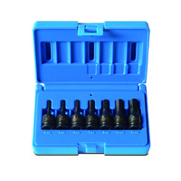 Action 7pc 3/8" Dr 4mm - 12mm 50mm Length Metric Impact Hex Driver Set 648150701