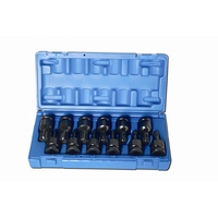 Action 12pc 1/2" Drive M5-M20 Impact Ribe Driver Set in Blow-mold Case 653261201