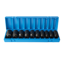 Action 10pc 1/2" Dr 6pt 21mm - 36mm Metric Deep Impact Steel Socket Set 69523105