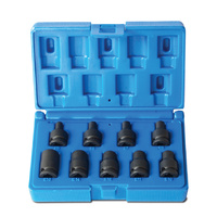 Action 9pc 3/8" Dr E5 - E16 Thin Wall External Torx Impact Socket Set 69613091