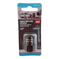 Suretorq Impact Bolt & Nut Extractor Socket 1/2" x 3/8" Square Drive 04400107