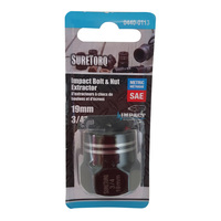 Suretorq Impact Bolt & Nut Extractor Socket 3/4" 19mm x 3/8" SQ Dr. 04400113