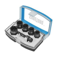 Suretorq 6pc Bolt & Nut Extractor Set 3/8" Drive w/ Maximum Grip Power 0440-0604