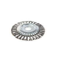 Union Pipeline Twist Knot Wheel Brush Carbon For Angle Grinder KIVS-50 4943792