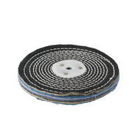 Union Buffing Wheel Stitched Rag Medium Polish 150D For Bench Grinder PBWR-60