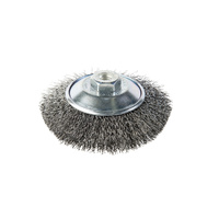 Union Crimped Wire Bevel Brush for Angle Grinder - Threaded Mount VA-44 1334412
