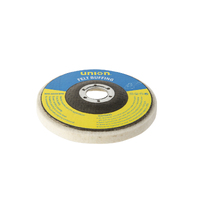 Union Felt Disc 100mm Diameter x 16B Mount For Angle Grinder VFP-48N 5374512