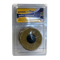 Union 5pc Abrasive Fibre Disc Quick Loc 80 Grit 75mm Brown WSP-30G3 5183122