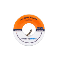 Command Solid Core Plumbing Solder Lead-Free for Copper Pipes Auto Repair 208012