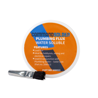 Command Solder Plumbing Flux & Brush Water-Soluble Lead-Free w/ Sandpaper 208023