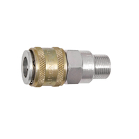 Jamec Pem Coupling Male Thread 1/4" BSP One Touch High Vol - Nitto Style 26-3180