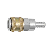 Jamec Pem Coupling 3/8 Barb Hose Tail One Touch High Vol. - Nitto Style 26-3188