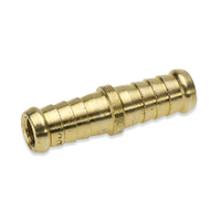 Jamec Pem Double Endeded 3/8 Barbed Tail Thread Type Brass Material 27-1283