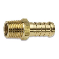 Jamec Pem 3/8" BSP Tailpiece Male Barbed End 8TM6 Long Lasting Brass 28.1214