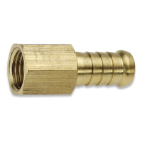 Jamec Pem 1/4" BSP Tailpiece Female Barbed End 6TF4 Long Lasting Brass 29.1258