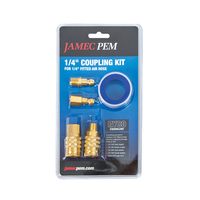 Jamec Pem 1/4"Coupling Kit (5 pcs) For1/4" Fitted Air Hose Ryco Equivalent